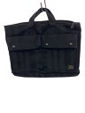 【中古】PORTER◆ブリーフケース/ナイロン/BLK【バッグ】