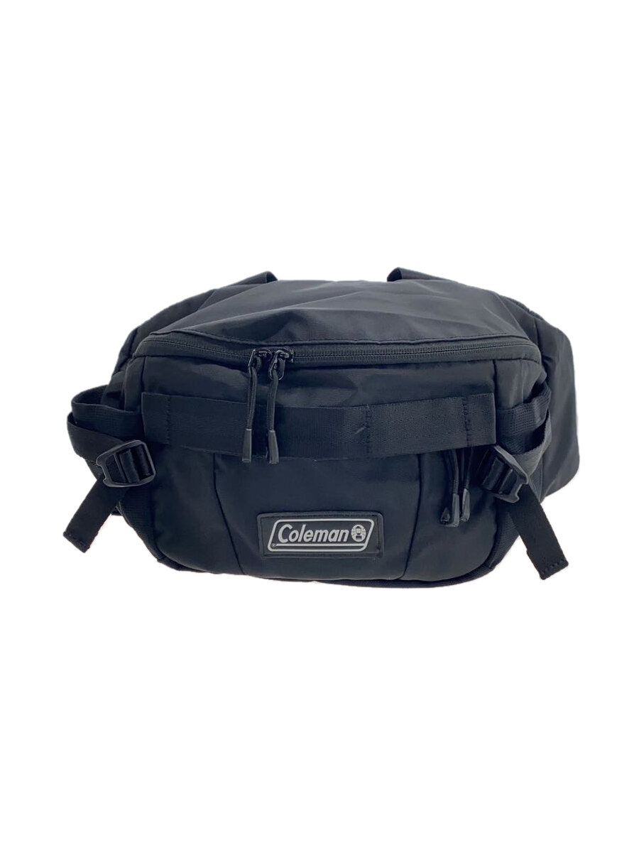 【中古】Coleman◆ウエストバッグ/--/BLK//【バッグ】