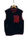 【中古】patagonia◆クラシック・レトロX・ベスト_ネイビー/L/ポリエステル/NVY【メンズウェア】