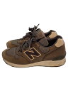 【中古】NEW BALANCE◆W1400/DARK GRAY/グレー/Made in USA/23.5cm/GRY【シューズ】(4)