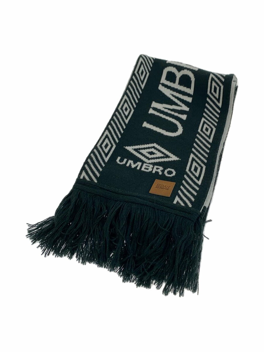 【中古】SEDAN ALL-PURPOSE/Football Scarf/ウール/グリーン/無地/メンズ//【服飾雑貨他】