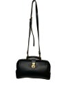 【中古】HERZ◆ボストンバッグ/レザー/BLK【バッグ】