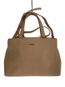 【中古】FURLA◆ショルダーバッグ/レザー/ベージュ【バッグ】(4)