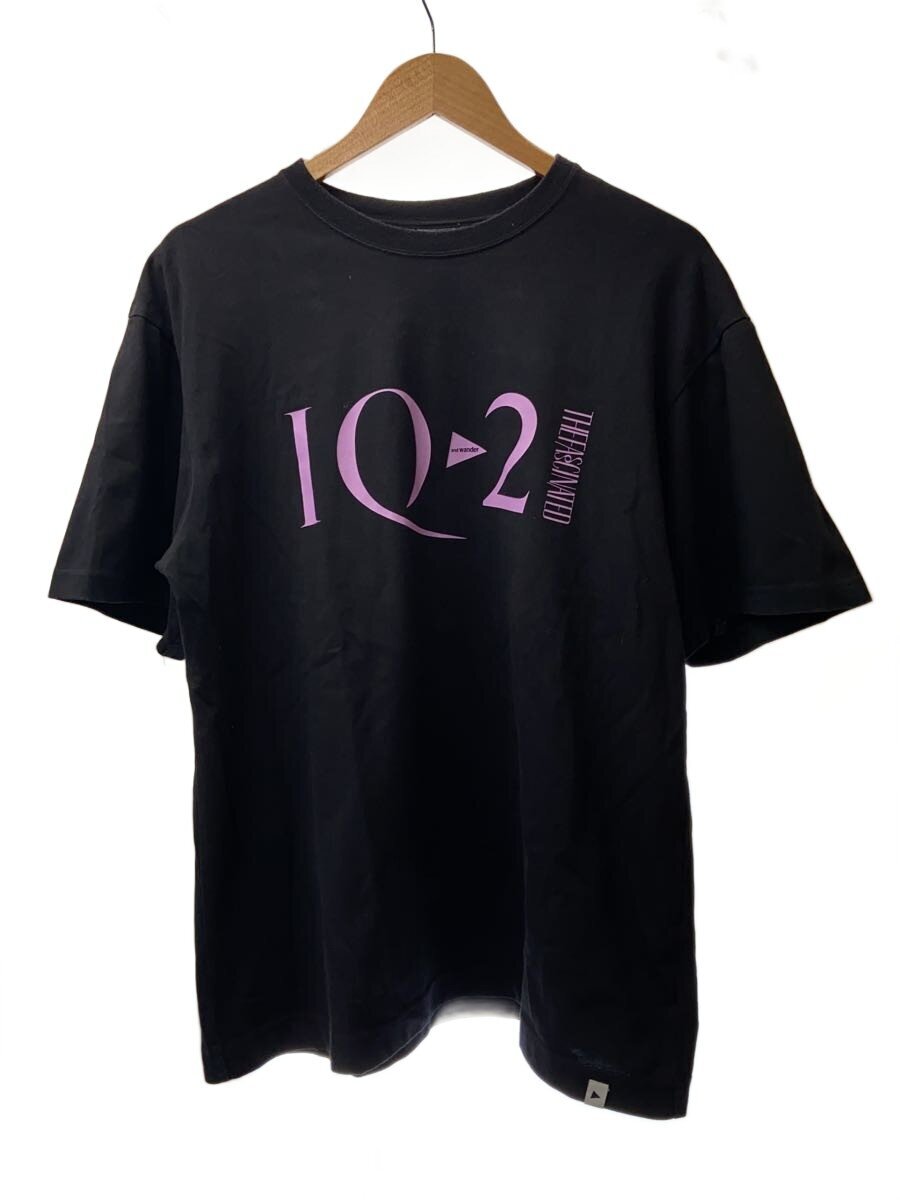 and wander◆THE FASCINATED IQ-2 SS T/Tシャツ/L/コットン/BLK/574-3284226