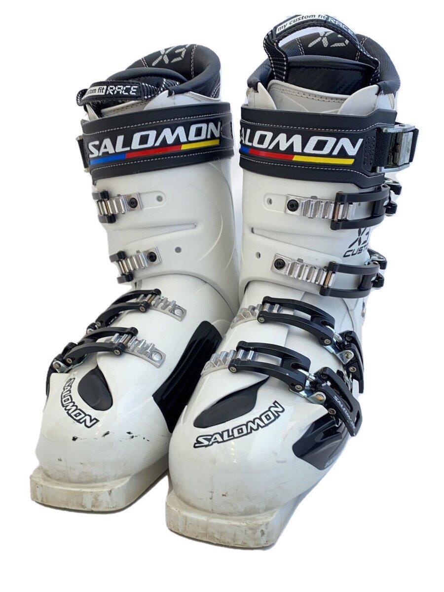 【中古】salomon◆スキーブーツ/WHT/アダルト/X3-130//【スポーツ】