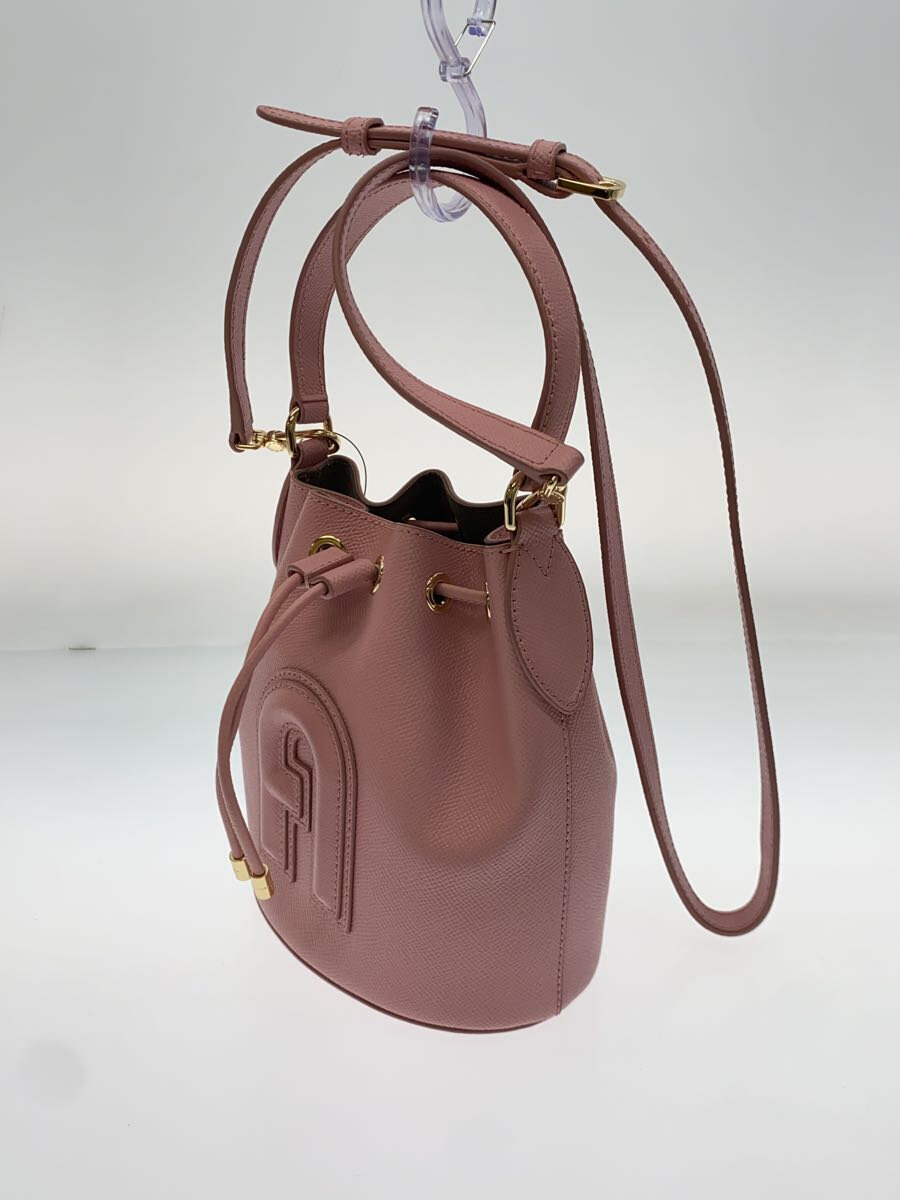 【中古】FURLA◆ハンドバッグ/--/PNK【バッグ】
