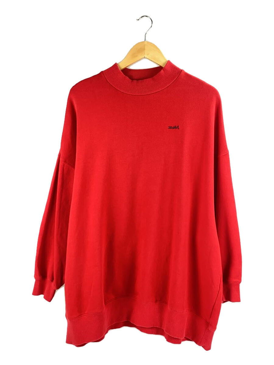 yÁzX-girlSUPER BIG SWEAT TOP/one/Rbg/RED/05184221yfB[XEFAz