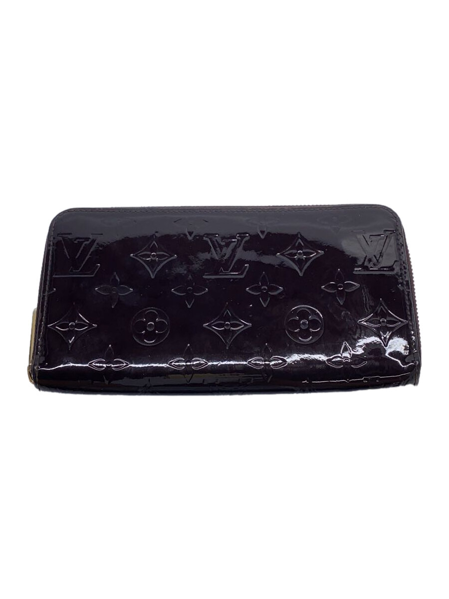 【中古】LOUIS VUITTON◆ジッピー・ウォレット_モノグラム・ヴェルニ_BRD/エナメル/BRD/レディース【服飾雑貨他】