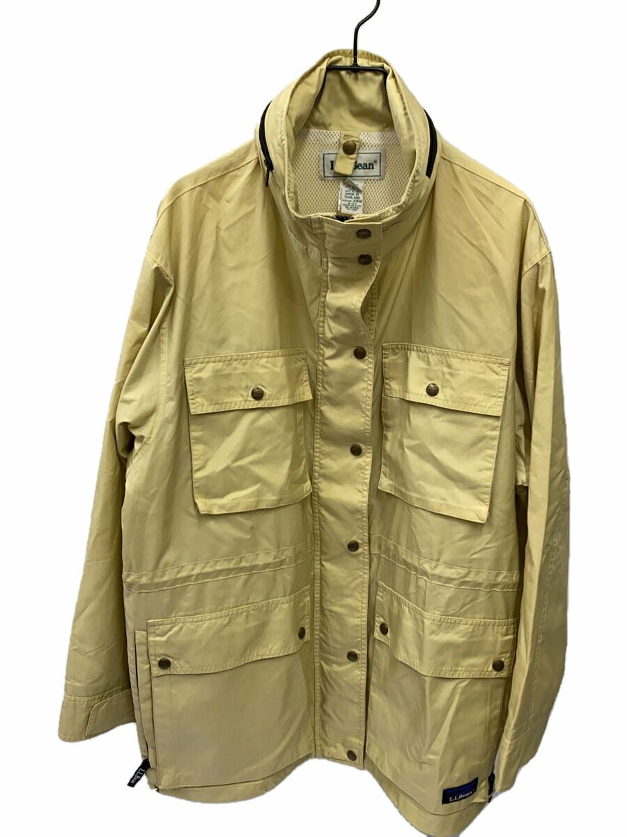 【中古】L.L.Bean◆ジャケット/L/ポリエステル/BEG/無地【メンズウェア】