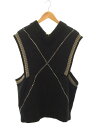 【中古】kudos◆ニットベスト(厚手)/FREE/アクリル/BLK/KK21YY03//【レディースウェア】