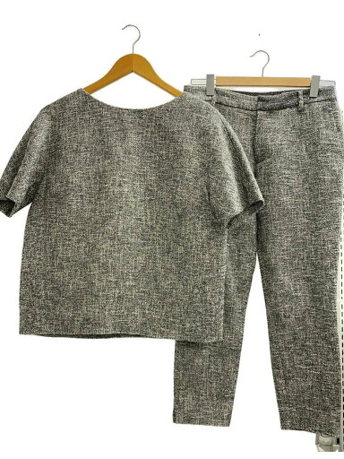 【中古】Deuxieme Classe◆セットアップ/--/コットン/グレー/総柄/14-050-500-4290-1-0【レディースウェア】 【中古】Deuxieme Classe◆セットアップ/--/コットン/グレー/総柄/14-050-500-4290-1-0【レディースウェア】
