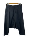 【中古】COMME des GARCONS COMME des GARCONS◆サルエルパンツ/S/ウール/ネイビー/無地/RK-P001【レディースウェア】