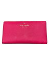 【中古】kate spade new york◆2つ折り財布/フェイクレザー/PNK/無地/レディース【服飾雑貨他】(4)