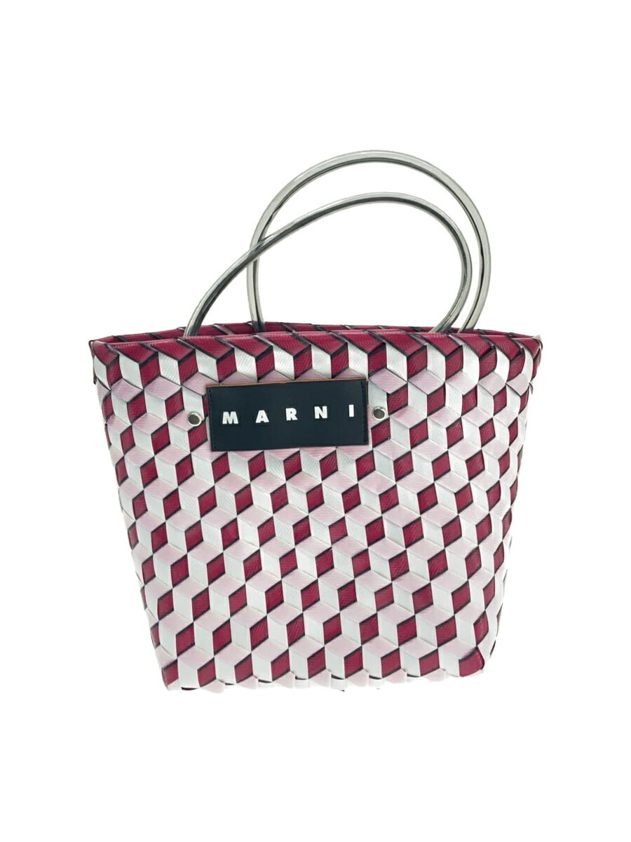 【中古】MARNI◆ハンドバッグ/--/PNK【