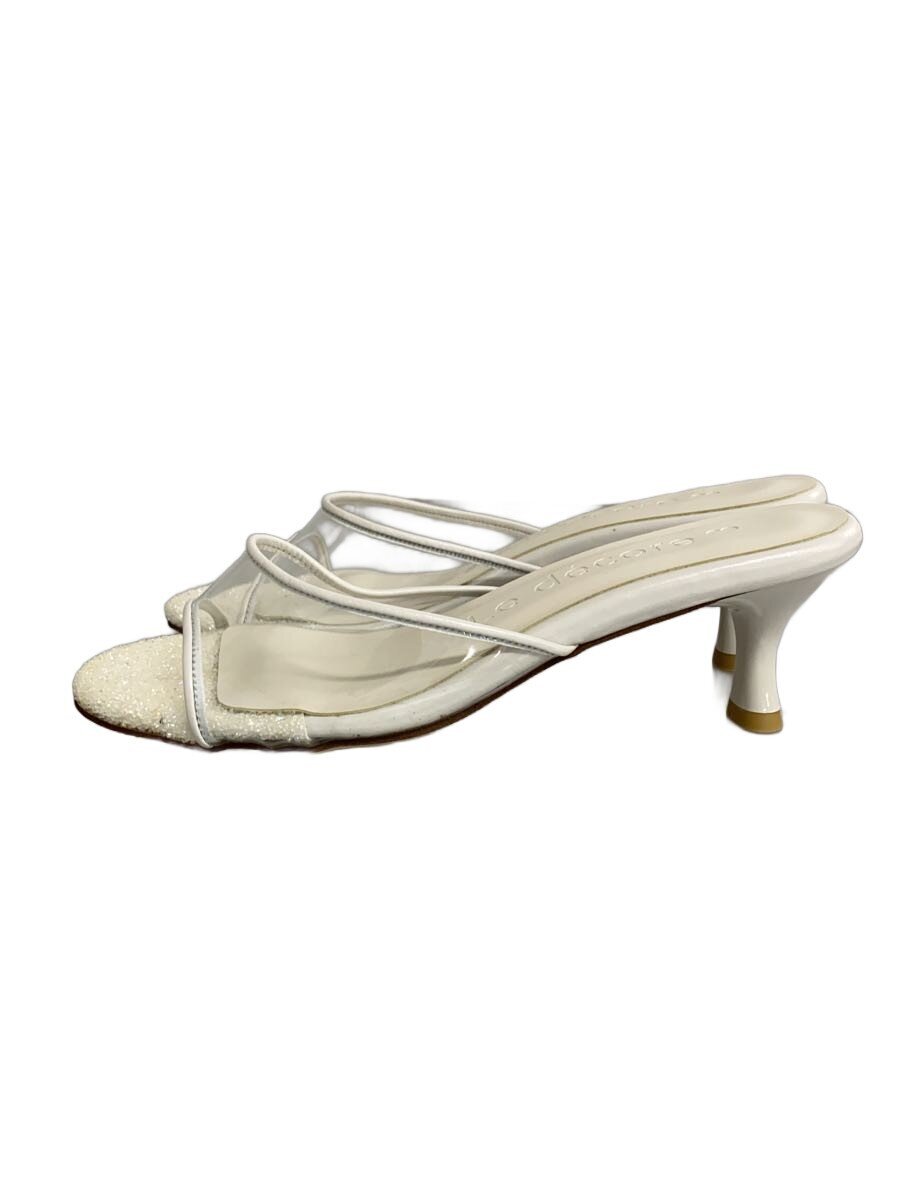 【中古】Le decore/5cm sheer candy サンダル/S/WHT【シューズ】