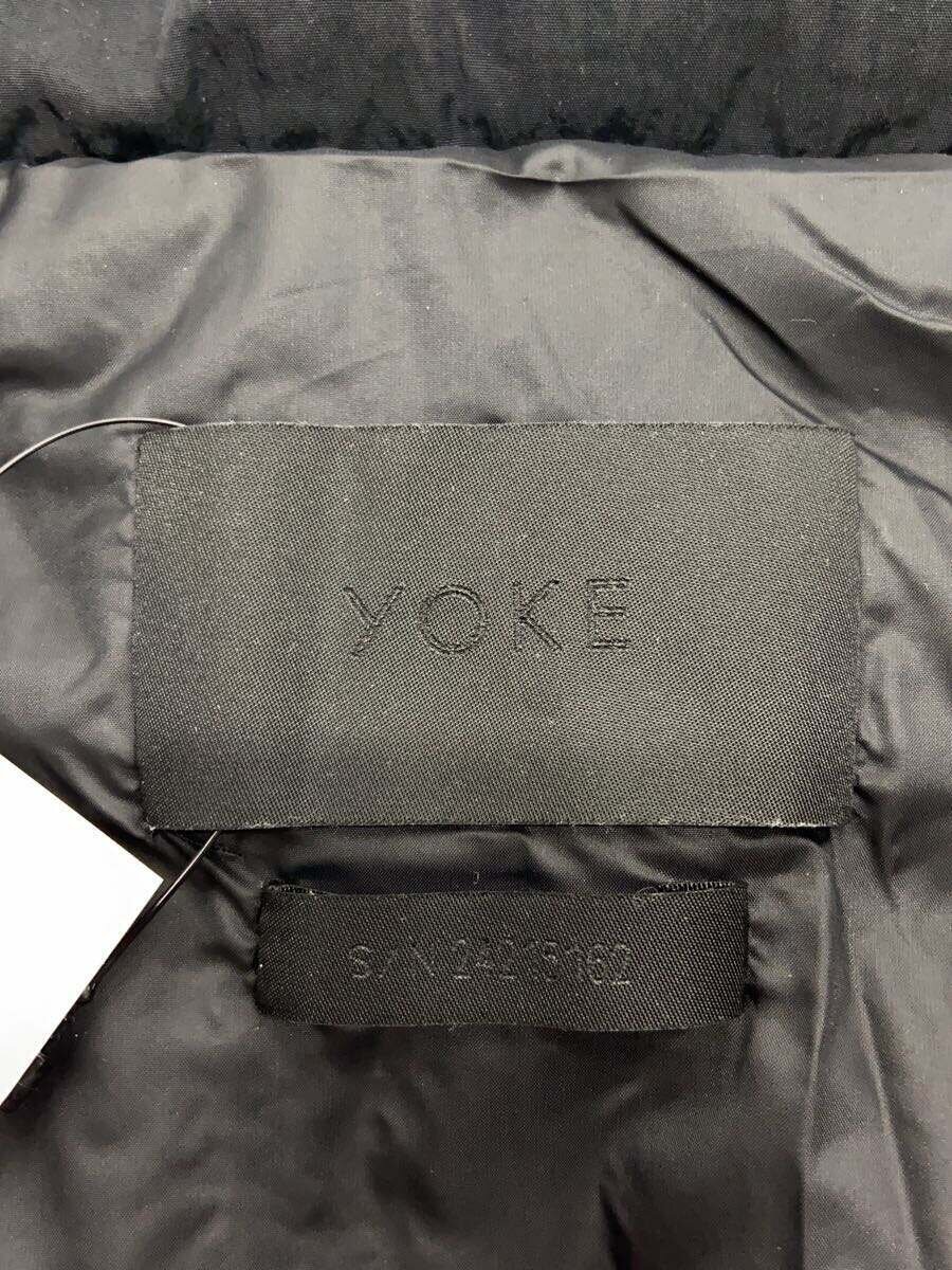 【中古】YOKE◆24AW/DETACHABLE MILYTARY BLOUSON/ブルゾン/2/BLK/YK24FW0767B【メンズウェア】