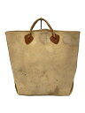 【中古】L.L.Bean◆トートバッグ/キャンバス/BEG/30s/持ち手劣化有【バッグ】