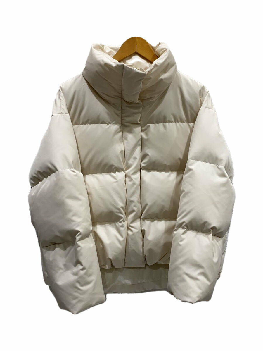 【中古】EVERYDAY I LIKE.◆23AW/Short Down/ダウンジャケット/FREE/ポリエステル/CRM/23010500808【レディースウェア】