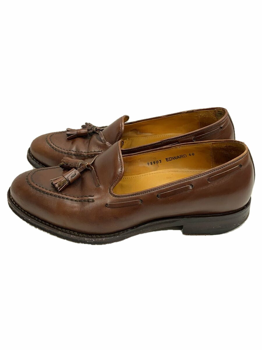 【中古】Jalan Sriwijaya◆タッセルローファー/40/BRW/レザー//【シューズ】
