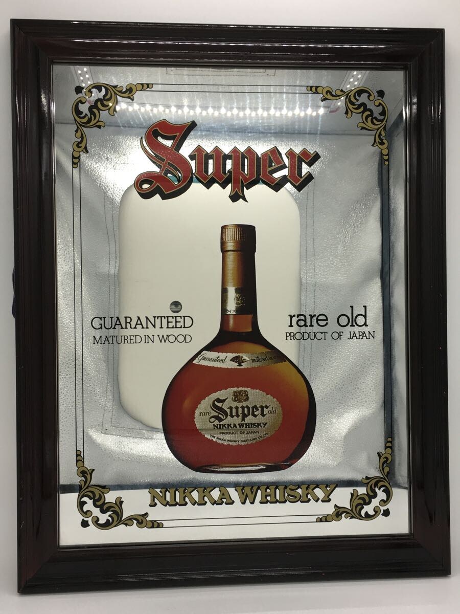 【中古】NIKKA WHISKY◆ウォールミラー【家具】