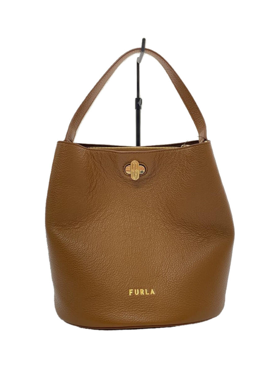 【中古】FURLA◆ショルダーバッグ/--/BRW【バッグ】