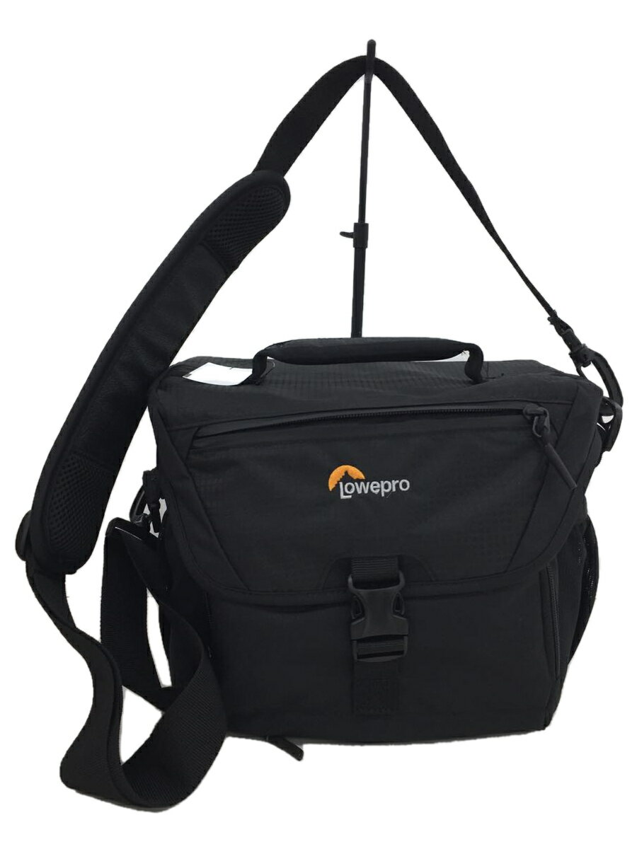 【中古】LOWEPRO◆Nove180/カメラバッグ/ショルダーバッグ/ナイロン/BLK【バッグ】