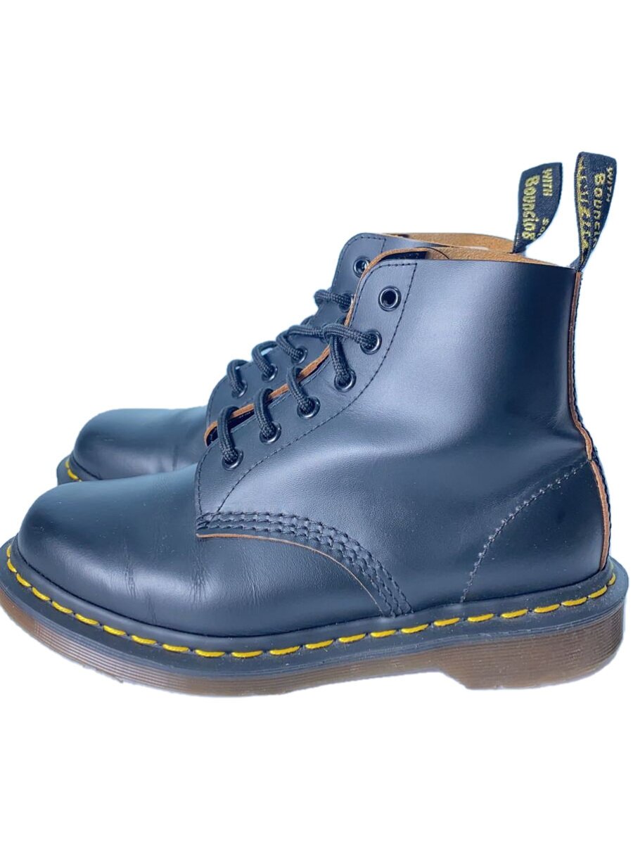 Dr.Martens◆VINTAGE 101/QUILON/L/BLK/レザー