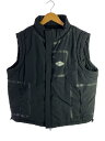 【中古】UNKNOWN LONDON◆ナイロンベスト/XL/ナイロン/ブラック【メンズウェア】