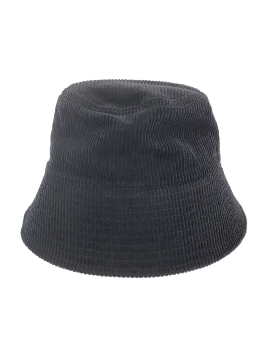 【中古】DANTON◆バケットハット/FREE/コットン/BLK/メンズ/CB32-115-02//【服飾雑貨他】