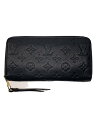 【中古】LOUIS VUITTON◆ジッピー・ウォレット_モノグラム・アンプラント_BLK/レザー/BLK/メンズ【服飾雑貨他】(4)
