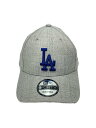 【中古】NEW ERA◆キャップ/FREE/アクリル/GRY/メンズ【服飾雑貨他】
