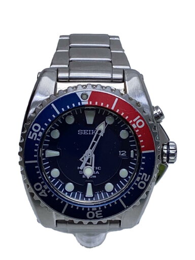 【中古】SEIKO◆クォーツ腕時計/アナログ/ステンレス/BLK/SLV/SS/SUN015P1/オーバーホール必要【服飾雑貨他】 【中古】SEIKO◆クォーツ腕時計/アナログ/ステンレス/BLK/SLV/SS/SUN015P1/オーバーホール必要【服飾雑貨他】