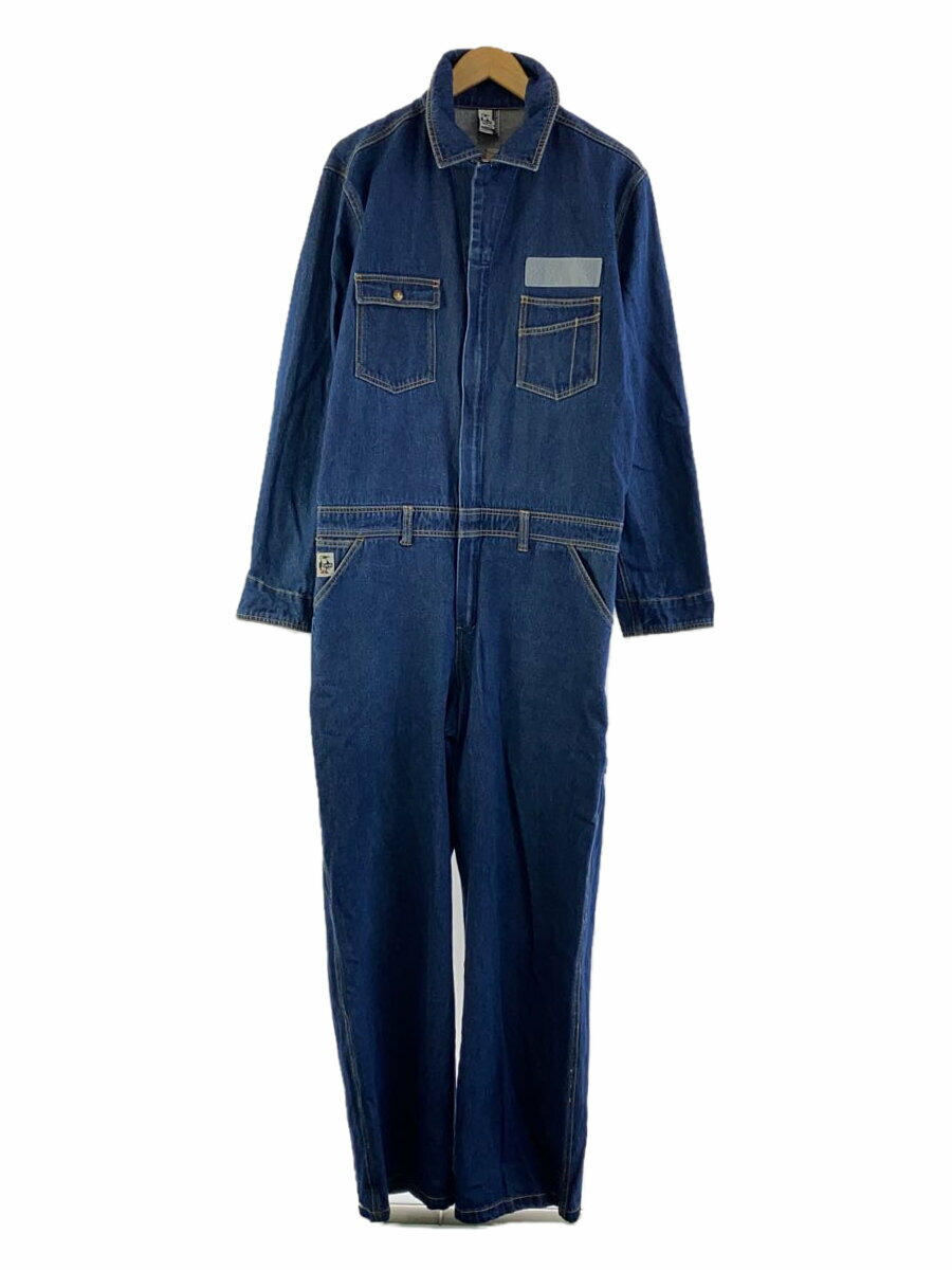 【中古】CHUMS◆オールインワン/L/コットン/NVY/CH04-1066【メンズウェア】