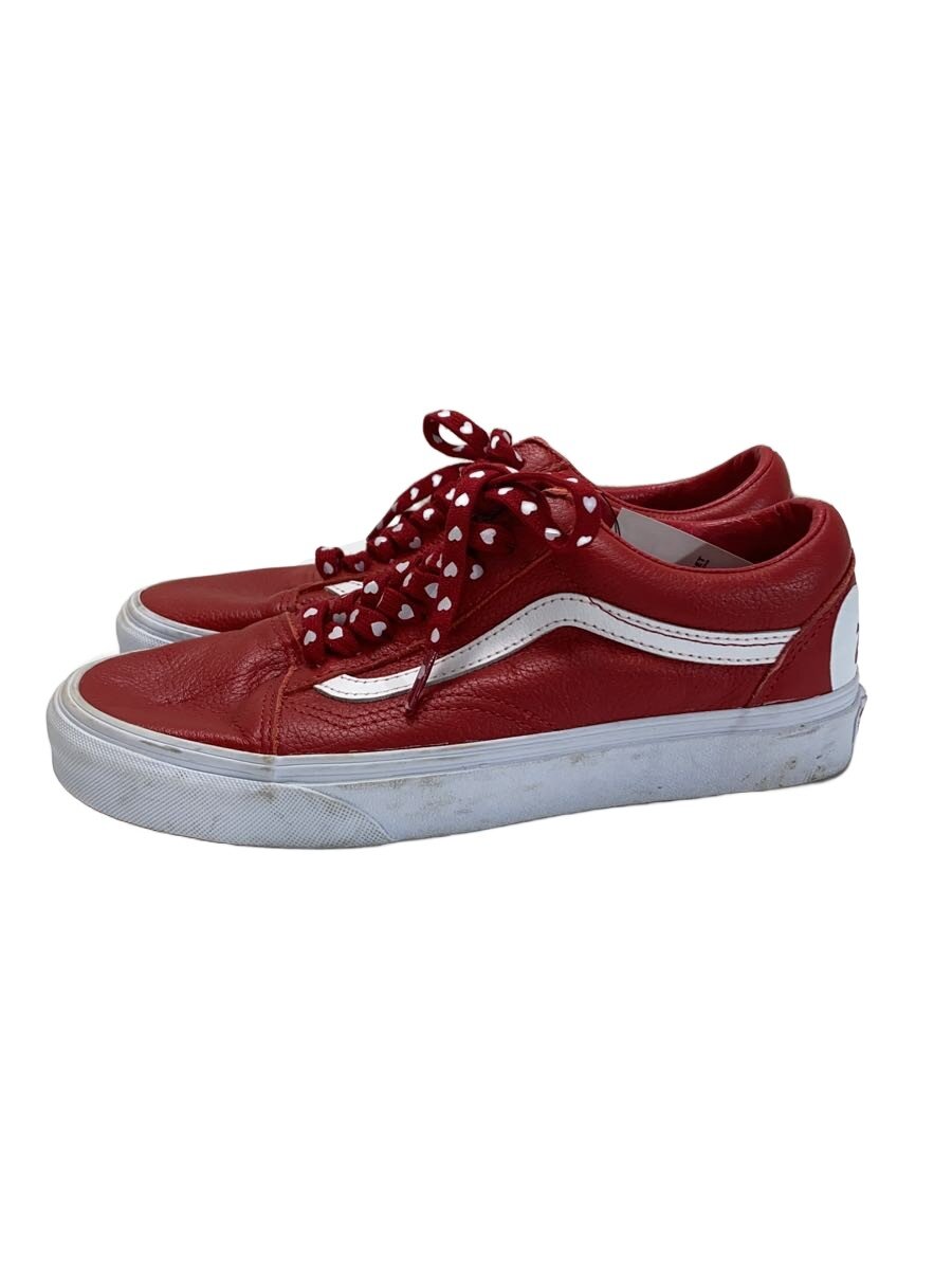 【中古】VANS◆ローカットスニーカー/25cm/RED/507698【シューズ】