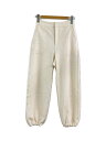【中古】TODAYFUL◆Drawstring Wool Pants/ボトム/36/ウール/CRM/無地/12310703【レディースウェア】