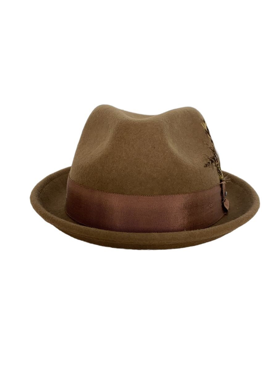 Rakuten - 【中古】BAILEY◆中折れハット/WPL5923/羽/フェザー/ブラウン//【服飾雑貨他】