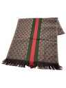 【中古】GUCCI◆マフラー/ウール/マルチカラー/総柄/メンズ/147351 4G704【服飾雑貨他】