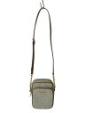 【中古】MICHAEL KORS◆ショルダーバッグ/レザー/WHT/総柄/35f1gtvc2b【バッグ】