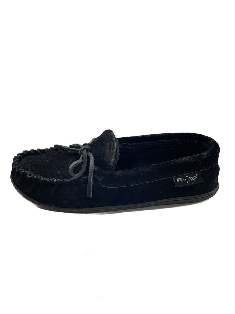 MINNETONKA◆CADENCE CLASSIC/ケイデンクラシック/シューズ/23cm/BLK/スウェード/40600