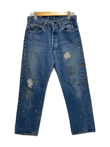 【中古】Levi’s◆66後期/501/31×31/リペアペンキ有/31/デニム/IDG/501【メンズウェア】 【中古】Levi’s◆66後期/501/31×31/リペアペンキ有/31/デニム/IDG/501【メンズウェア】