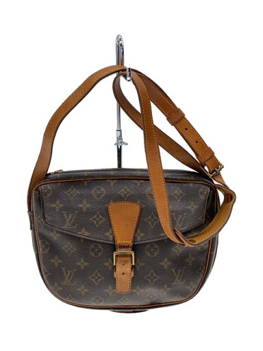 【中古】LOUIS VUITTON◆ジュヌフィーユ25_モノグラム・キャンバス_ブラウン/茶/PVC/総柄【バッグ】 【中古】LOUIS VUITTON◆ジュヌフィーユ25_モノグラム・キャンバス_ブラウン/茶/PVC/総柄【バッグ】