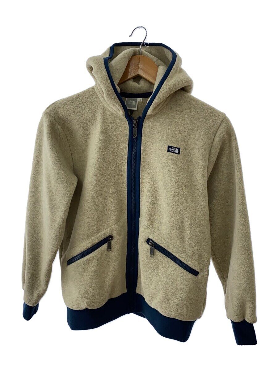 THE NORTH FACE◆ARMADILLA F/Z HOOD/S/ポリエステル/CRM/無地