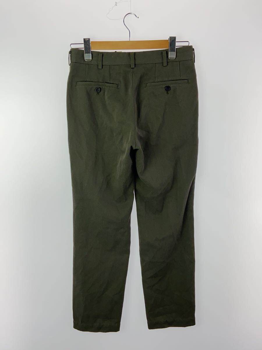【中古】COMME des GARCONS HOMME◆ポリ縮絨スラックスパンツ/XS/ポリエステル/カーキ/HR-P006//【メンズウェア】