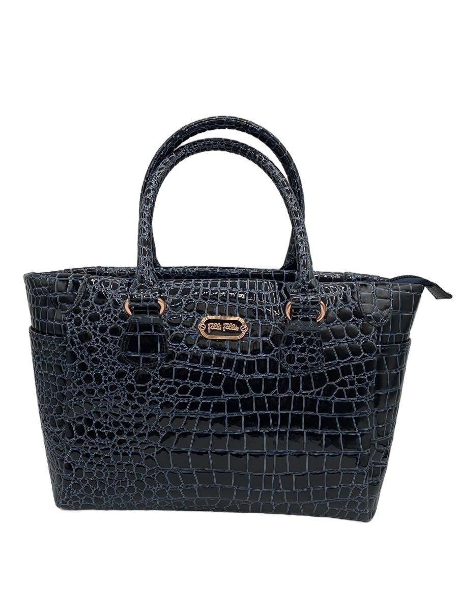 ☆フォリフォリの黒革ハンドバッグ 美品☆彡 | VACHAMBER.COM