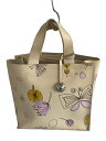 【中古】FURLA◆ハンドバッグ/--/BEG/バタフライ【バッグ】(4)