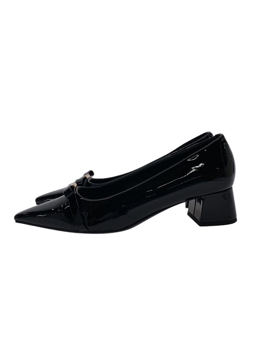 Rakuten - 【中古】CHARLES&KEITH◆パンプス/38/BLK/エナメル【シューズ】