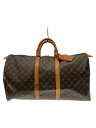 【中古】LOUIS VUITTON◆キーポル55_モノグラム・キャンバス_BRW/PVC/BRW【バッグ】