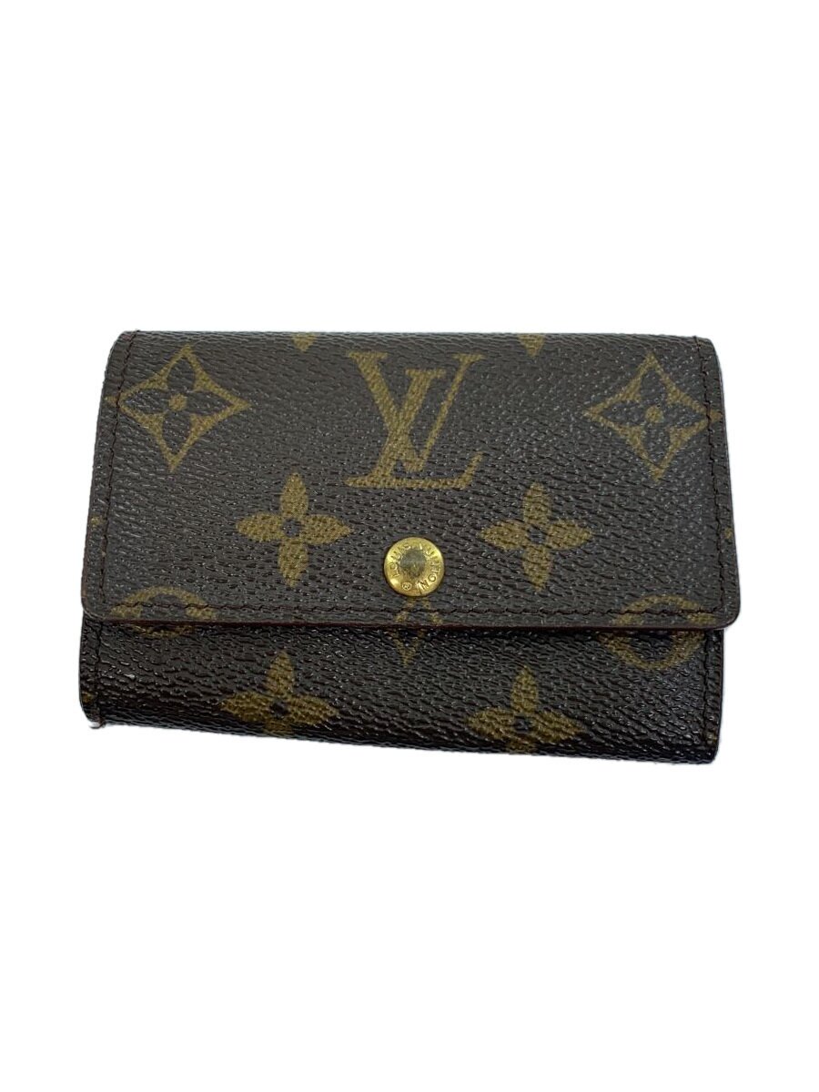 【中古】LOUIS VUITTON◆ミュルティクレ6_モノグラム_BRW/--/BRW/総柄/メンズ【服飾雑貨他】