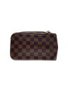 【中古】LOUIS VUITTON◆ジェロニモス_ダミエ・エベヌ_BRW/PVC/BRW/チェック【バッグ】(4)