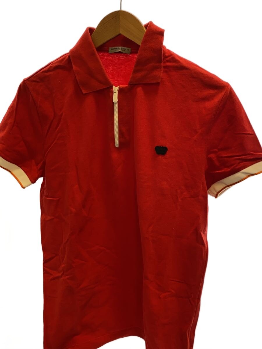 【中古】BOTTEGA VENETA◆ポロシャツ/--/コットン/RED/VBED0【レディースウェア】